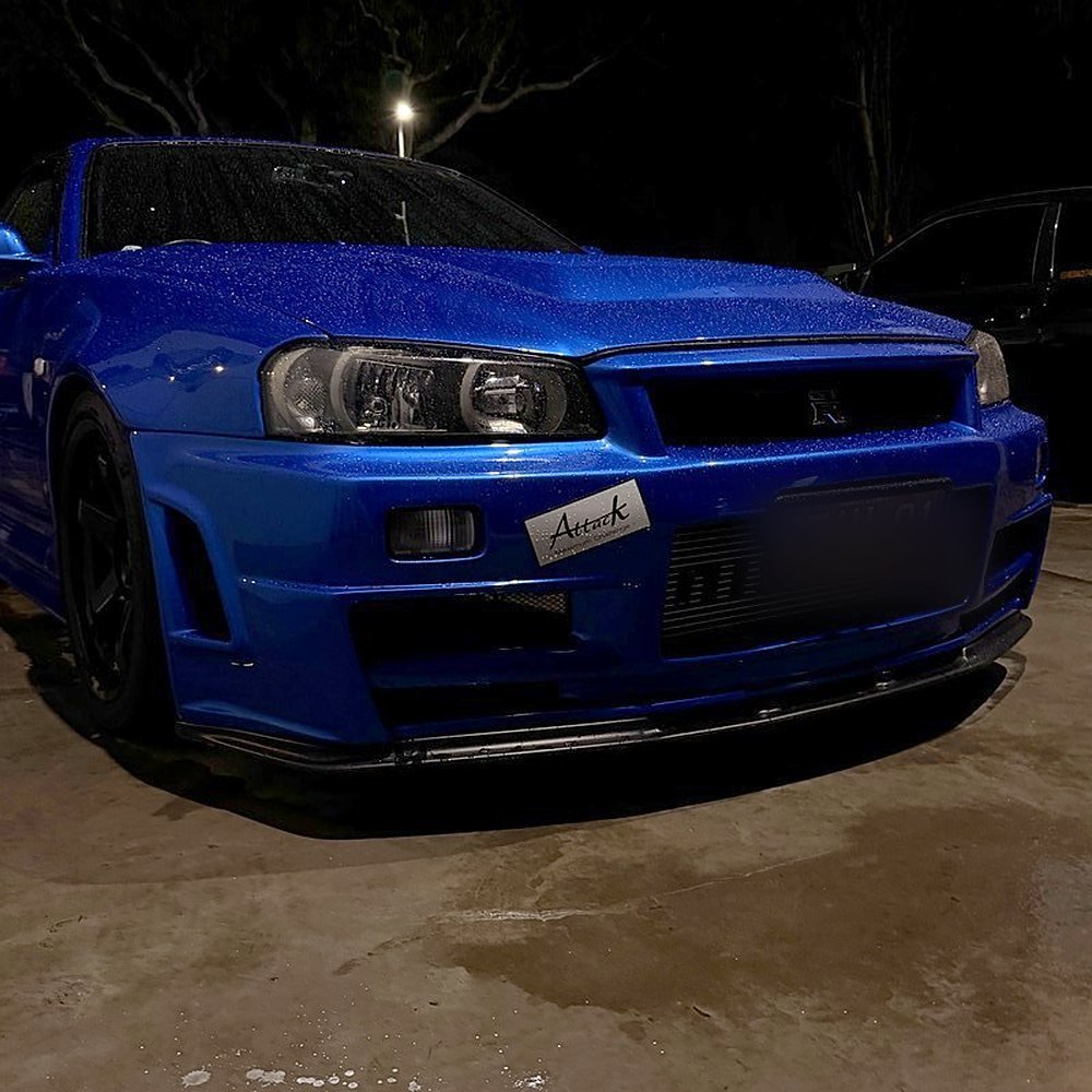Nissan R34 GT-R blue detailing Melbourne